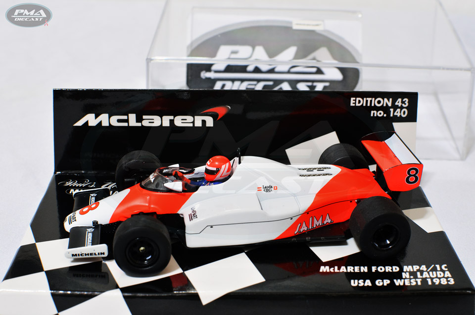 NIKI LAUDA 1983 MCLAREN MP4/1C 1:43
